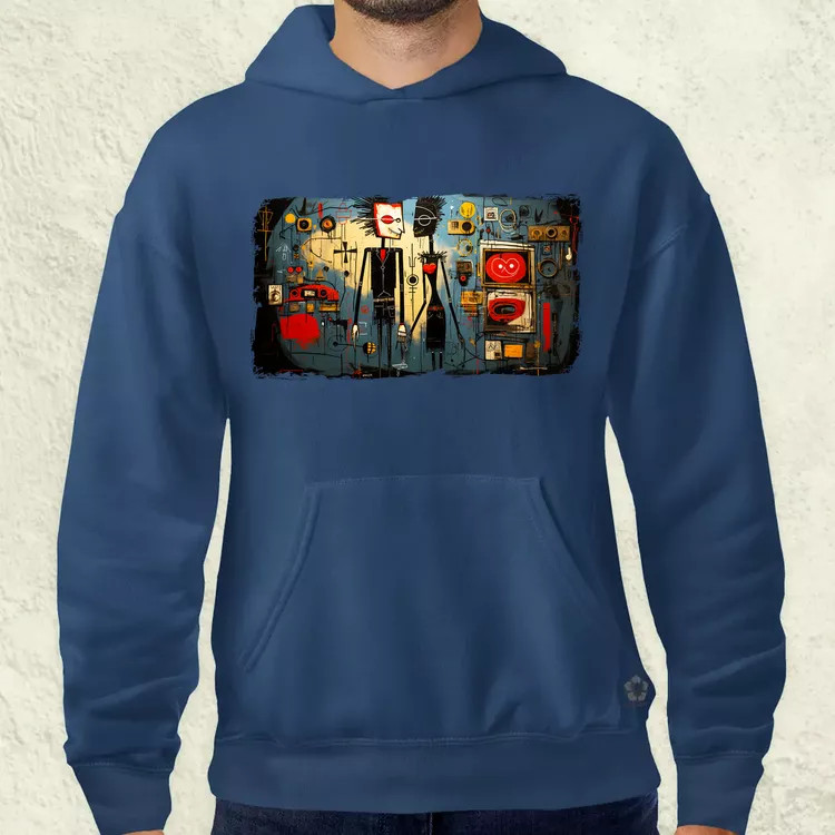 Basquiat Párban v10 férfi pulóver