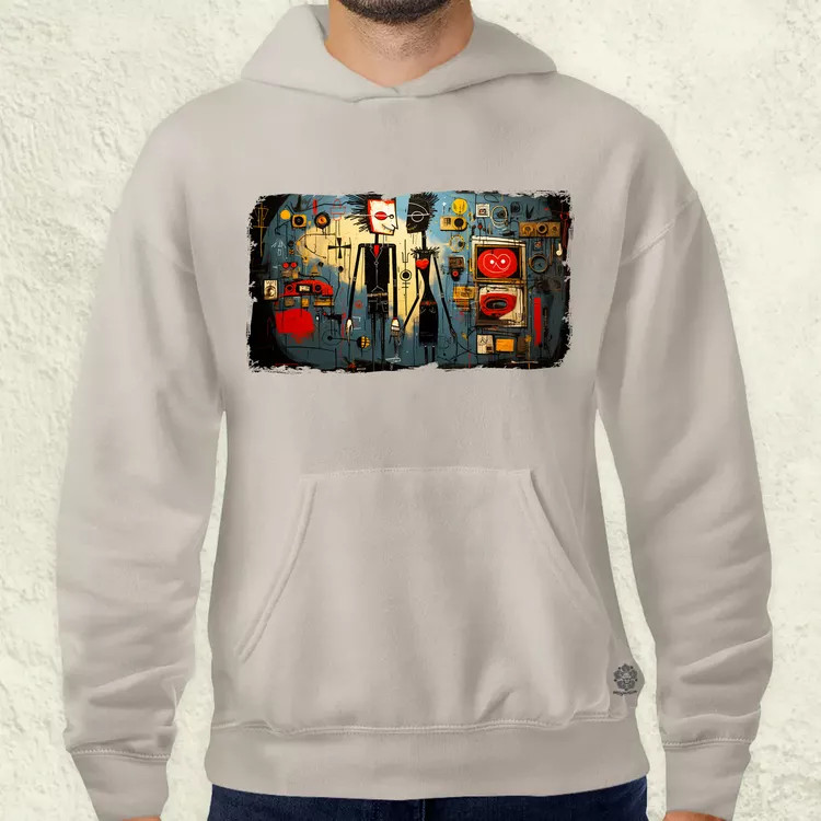 Basquiat Párban v10 férfi pulóver