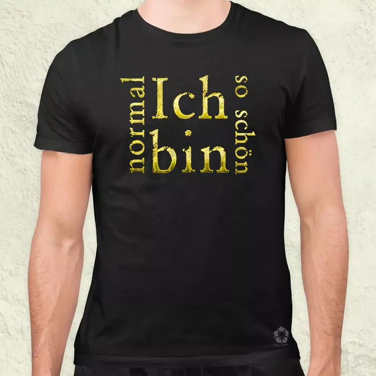 Ich bin normal férfi póló