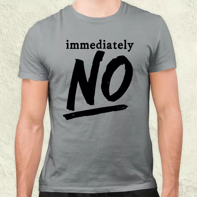 Immediately No férfi póló