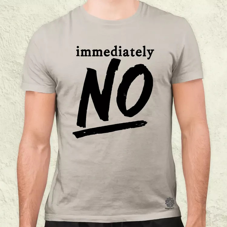 Immediately No férfi póló
