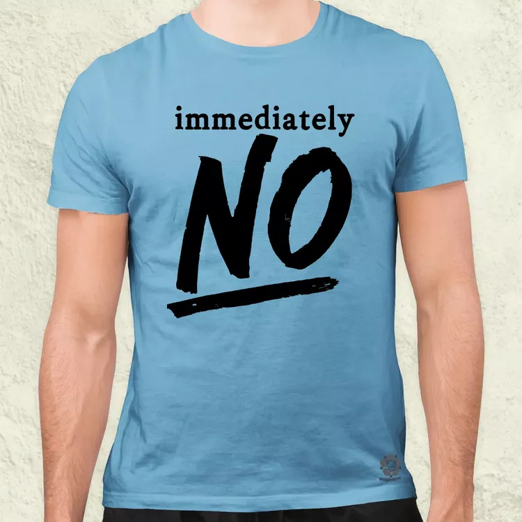 Immediately No férfi póló