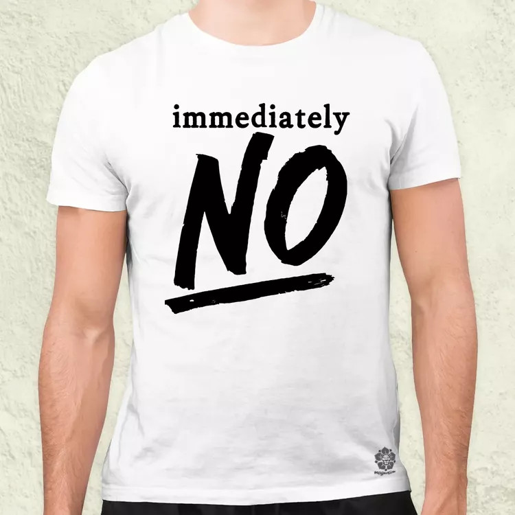 Immediately No férfi póló