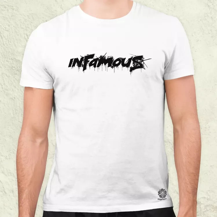 Infamous v1 férfi póló