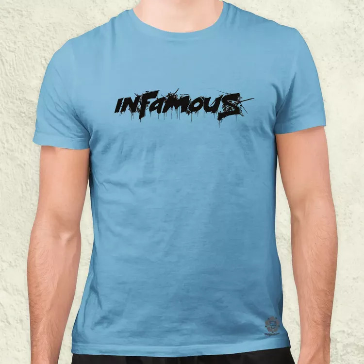 Infamous v1 férfi póló