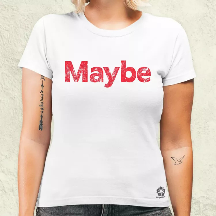 Maybe v10 női póló