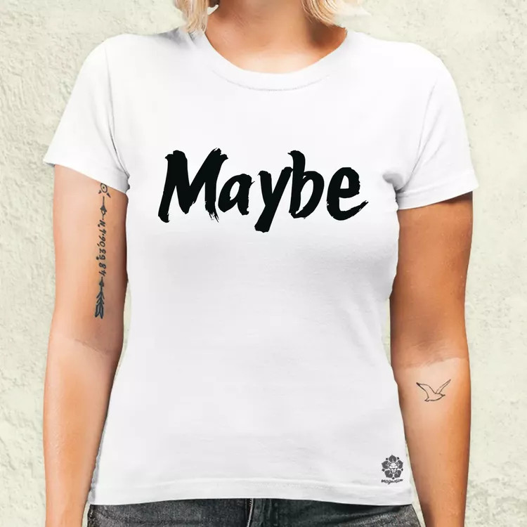Maybe v11 női póló