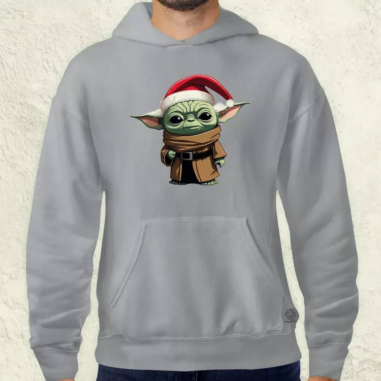 Xmas Yoda férfi pulóver