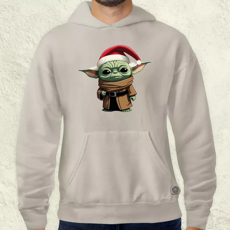 Xmas Yoda férfi pulóver