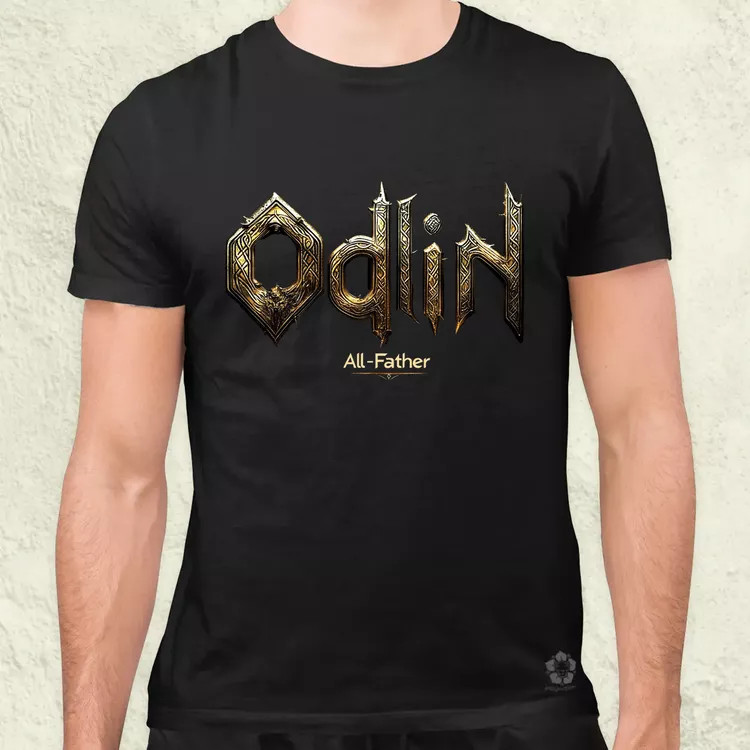 Odin felirat v12 férfi póló