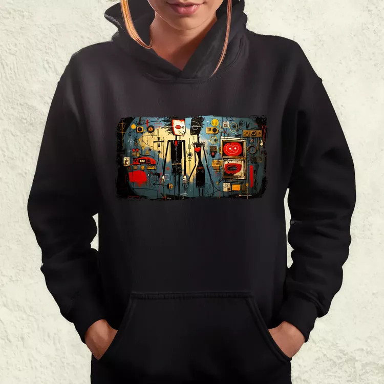 Basquiat Párban v10 női pulóver