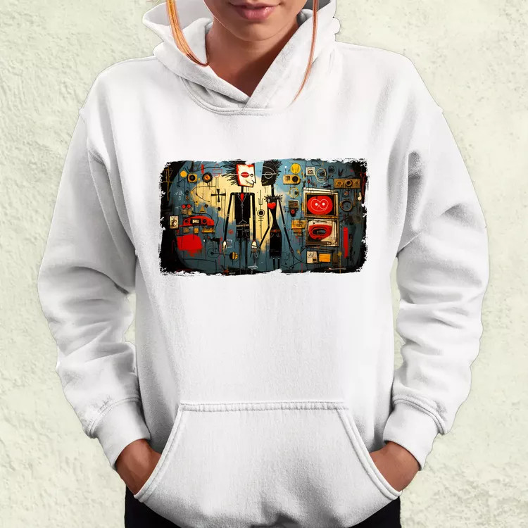 Basquiat Párban v10 női pulóver
