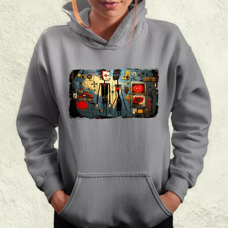 Basquiat Párban v10 női pulóver