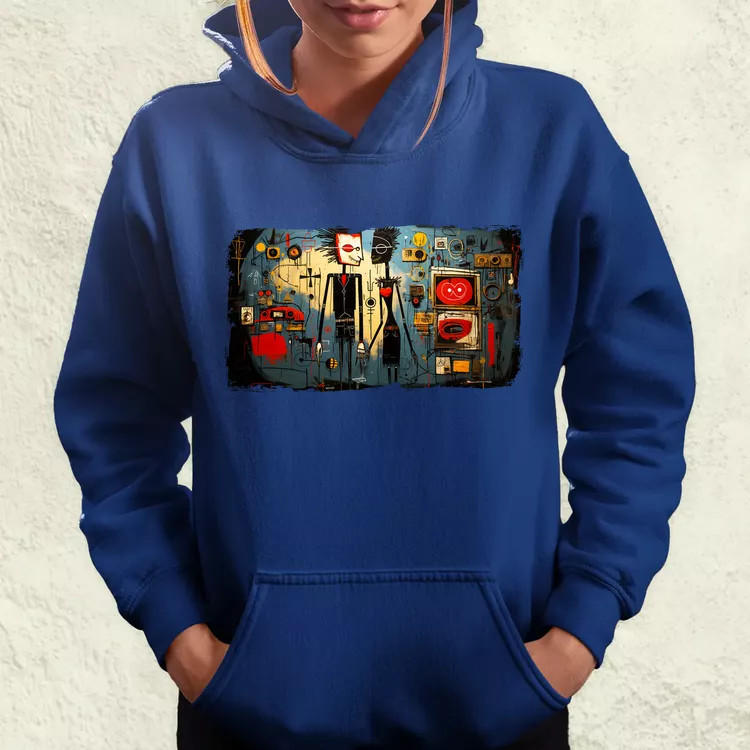 Basquiat Párban v10 női pulóver