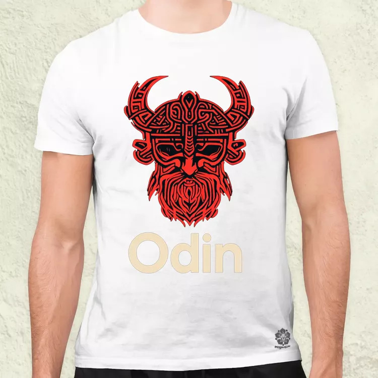 Odin felirat v7 férfi póló