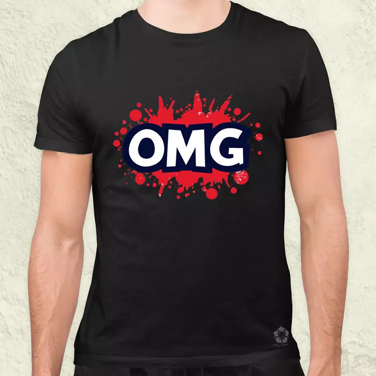 OMG v1 férfi póló