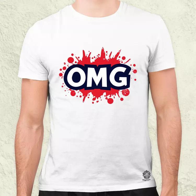 OMG v1 férfi póló