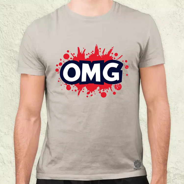 OMG v1 férfi póló
