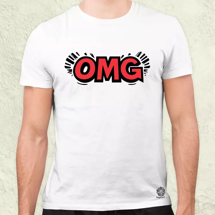 OMG v2 férfi póló