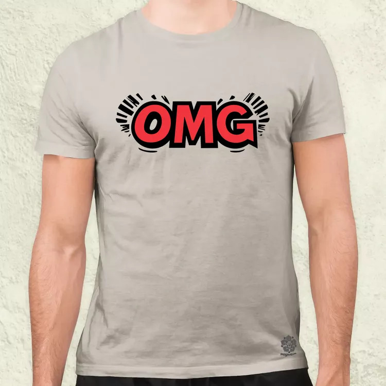 OMG v2 férfi póló