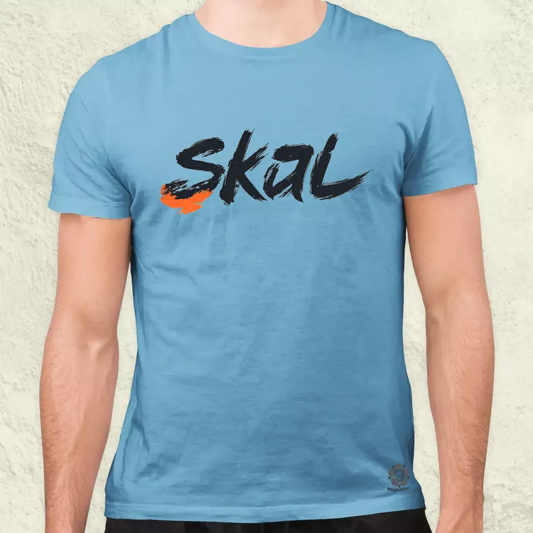 Skal v2 férfi póló