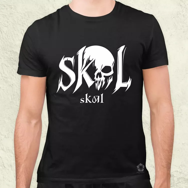 Skal v8 férfi póló