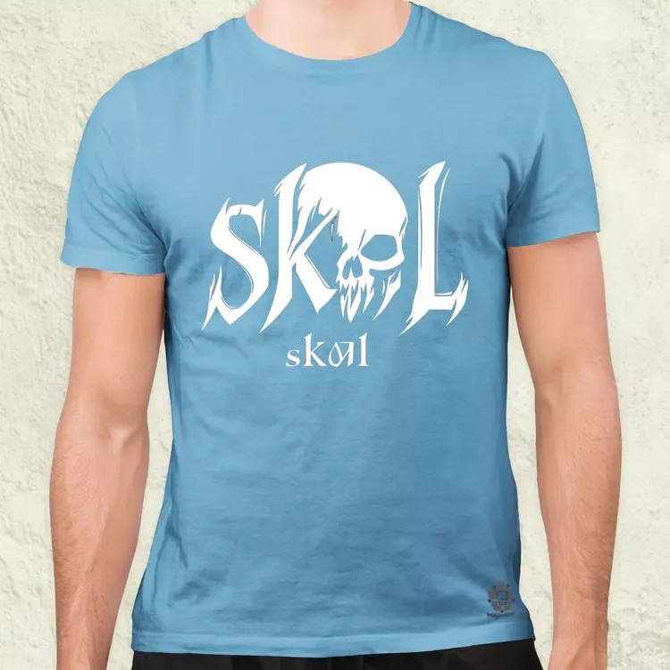 Skal v8 férfi póló