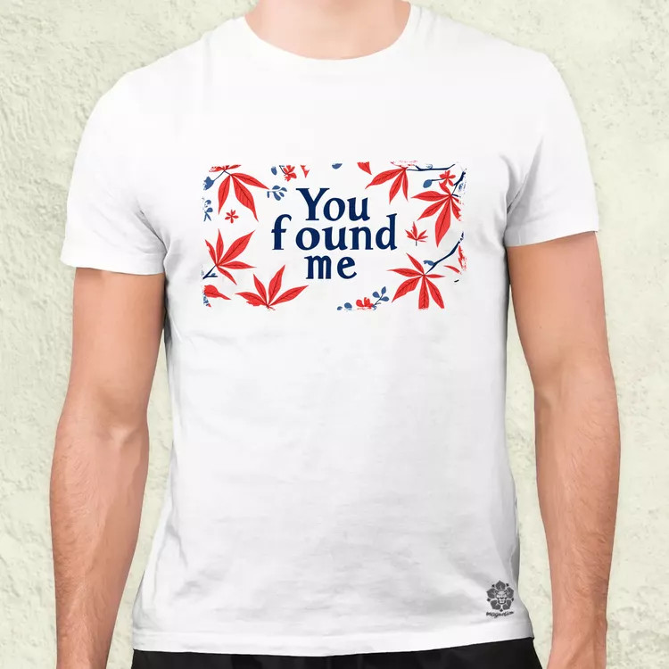U found me v17 férfi póló