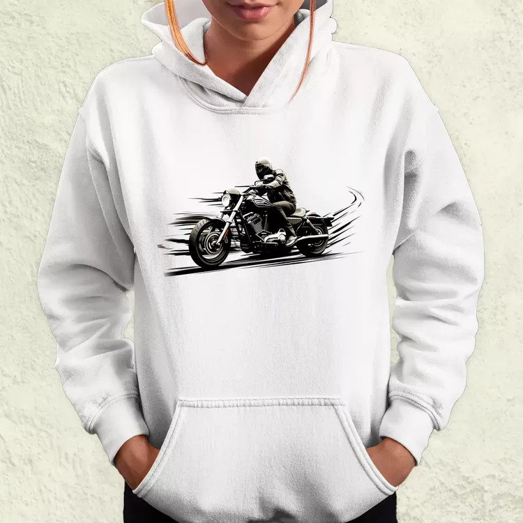 Harley Davidson Sportster rajz v1 női pulóver