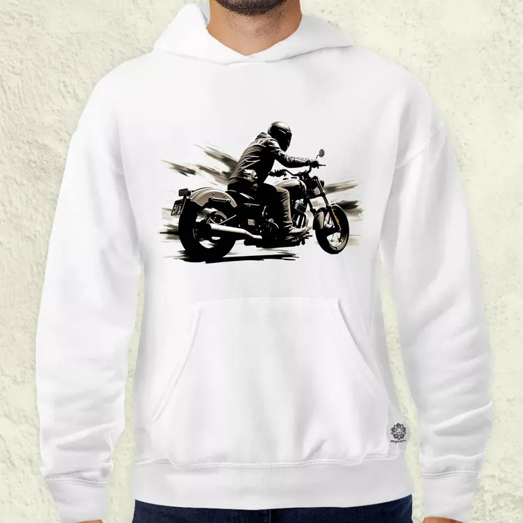 Harley Davidson Sportster rajz v2 férfi pulóver