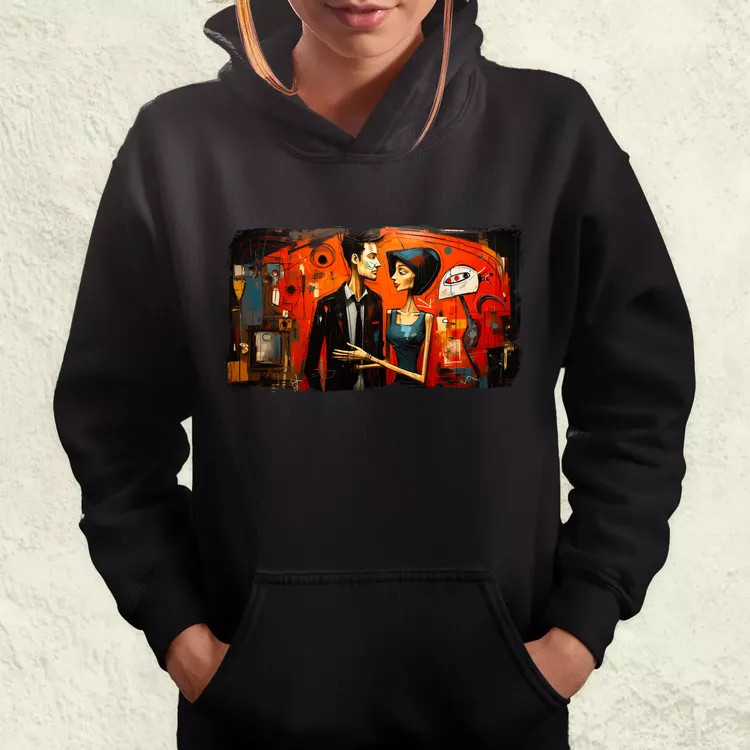 Basquiat Párban v2 női pulóver