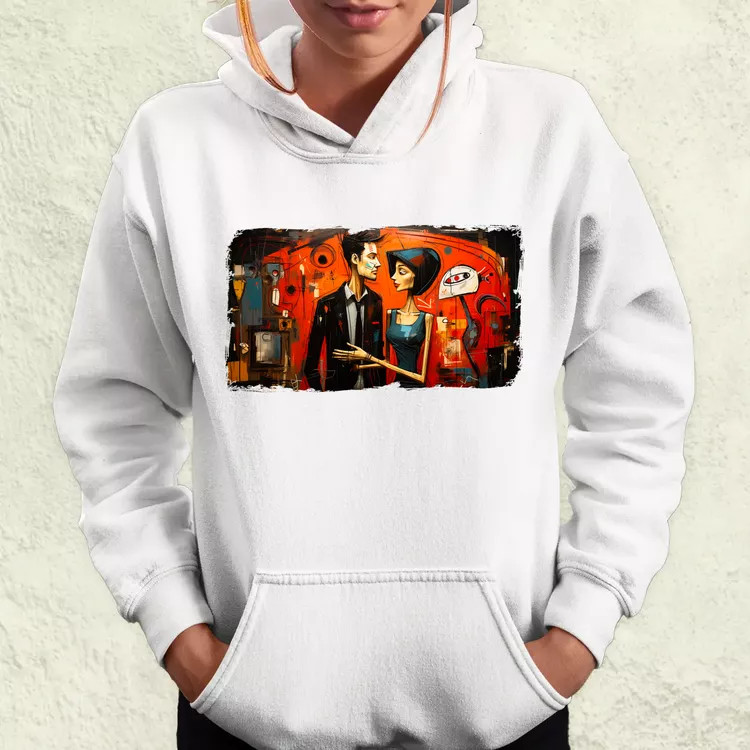 Basquiat Párban v2 női pulóver