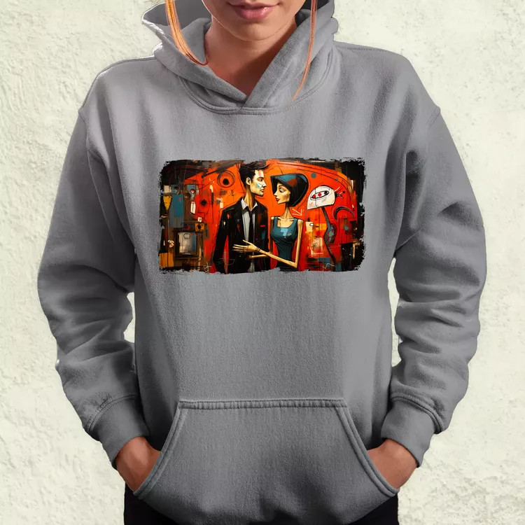 Basquiat Párban v2 női pulóver