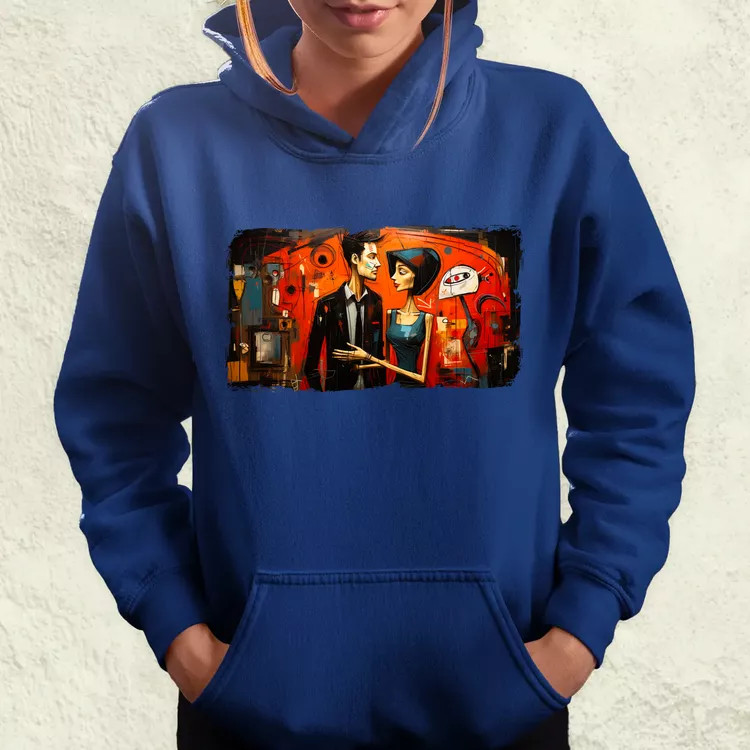 Basquiat Párban v2 női pulóver