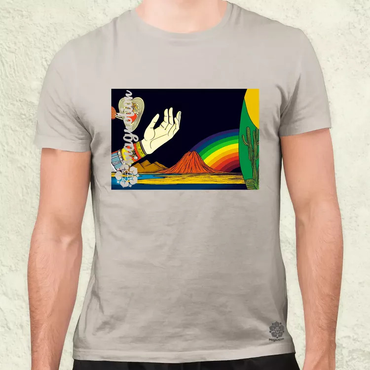 Spirituális béke v9 férfi póló