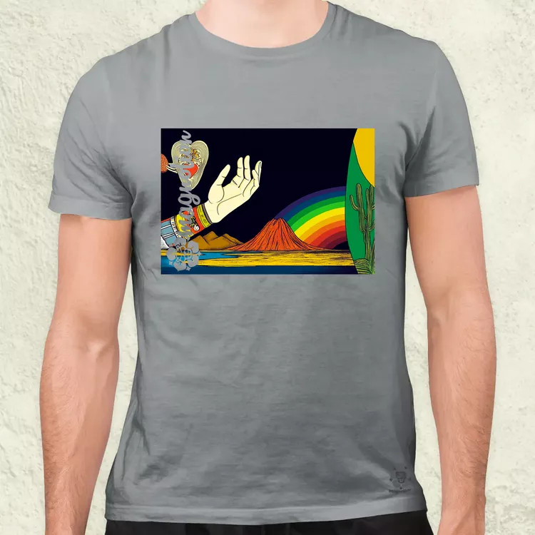 Spirituális béke v9 férfi póló