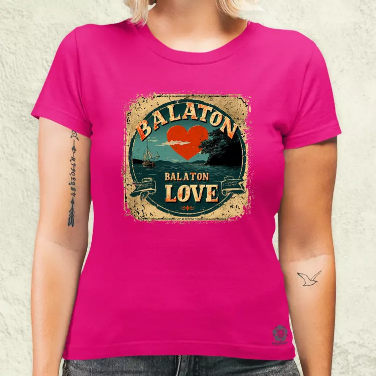 Balaton LOVE v4 női póló