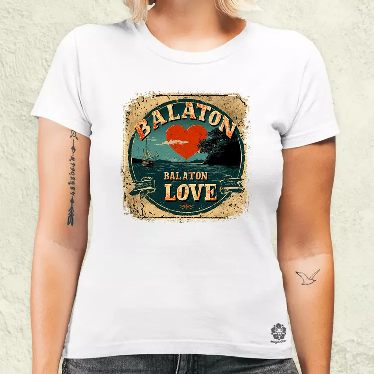 Balaton LOVE v4 női póló