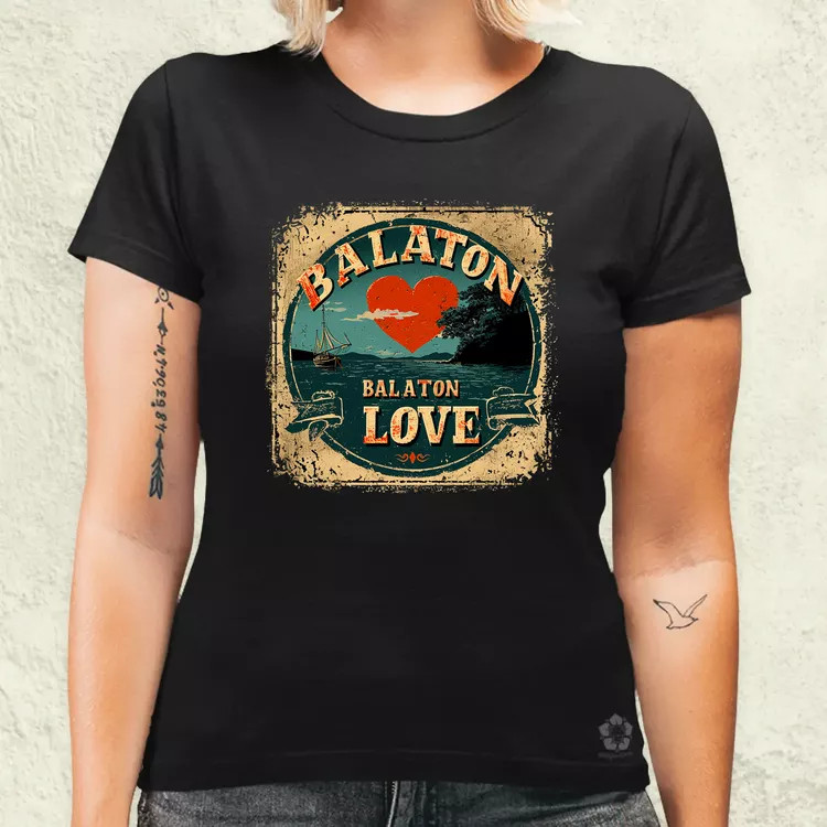 Balaton LOVE v4 női póló