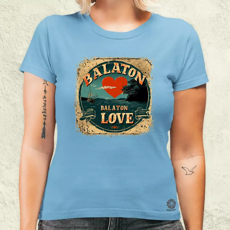 Balaton LOVE v4 női póló