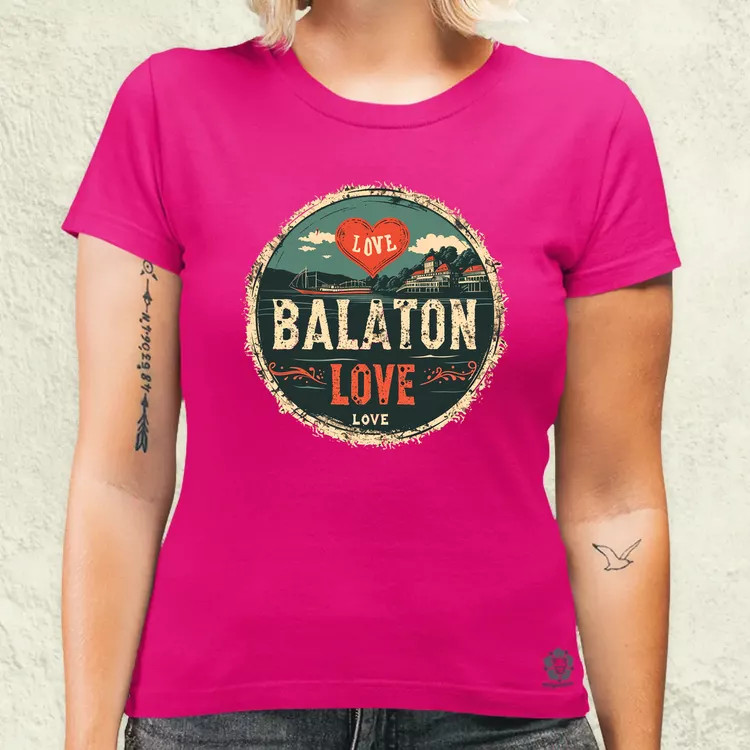 Balaton LOVE v5 női póló