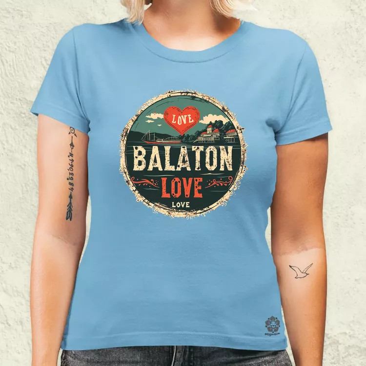 Balaton LOVE v5 női póló