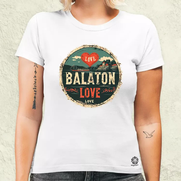 Balaton LOVE v5 női póló