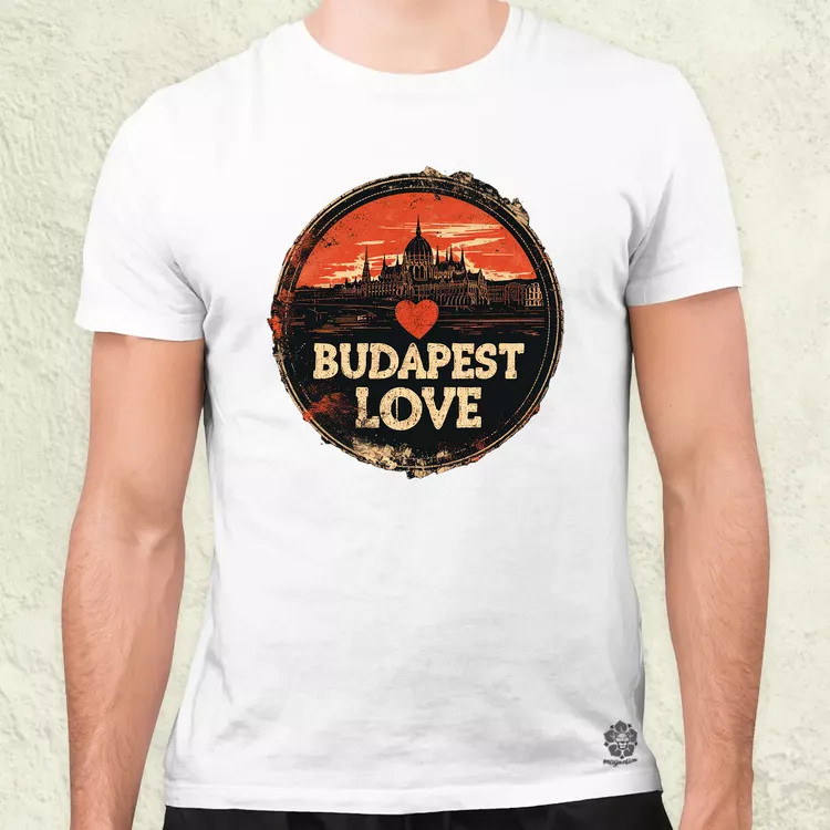 Budapest LOVE v1 férfi póló