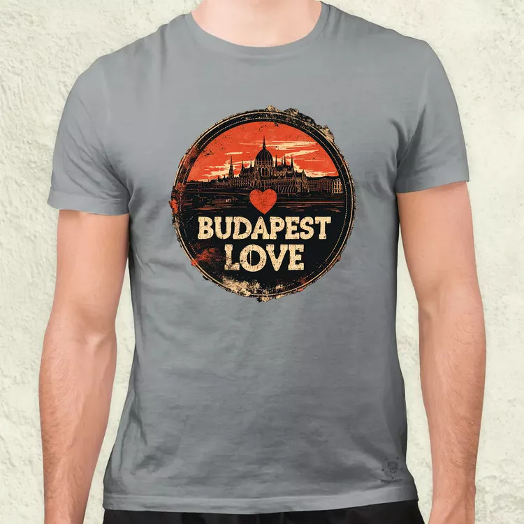Budapest LOVE v1 férfi póló