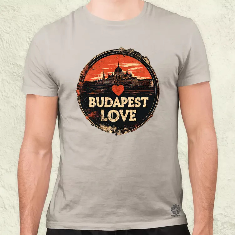 Budapest LOVE v1 férfi póló