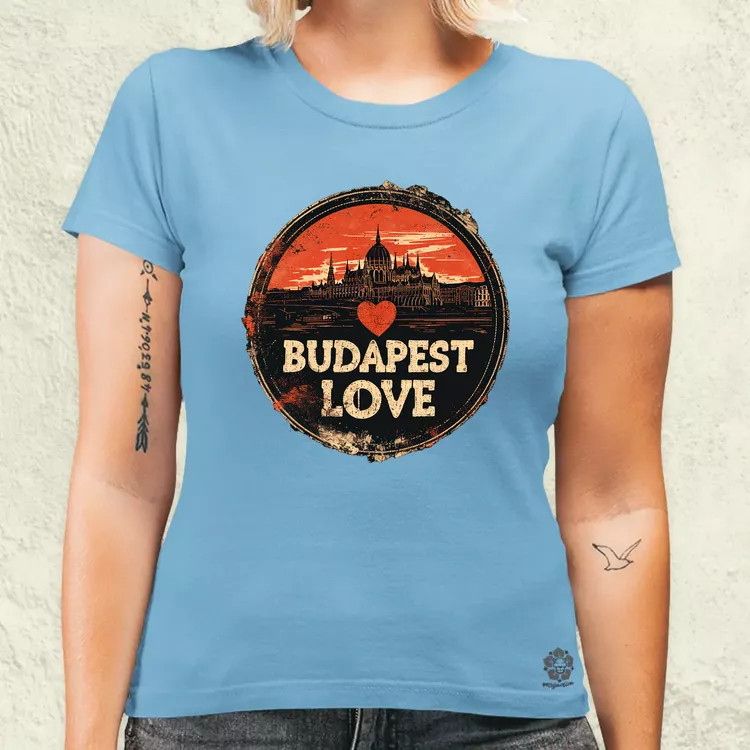 Budapest LOVE v1 női póló