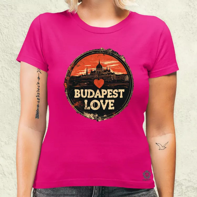 Budapest LOVE v1 női póló