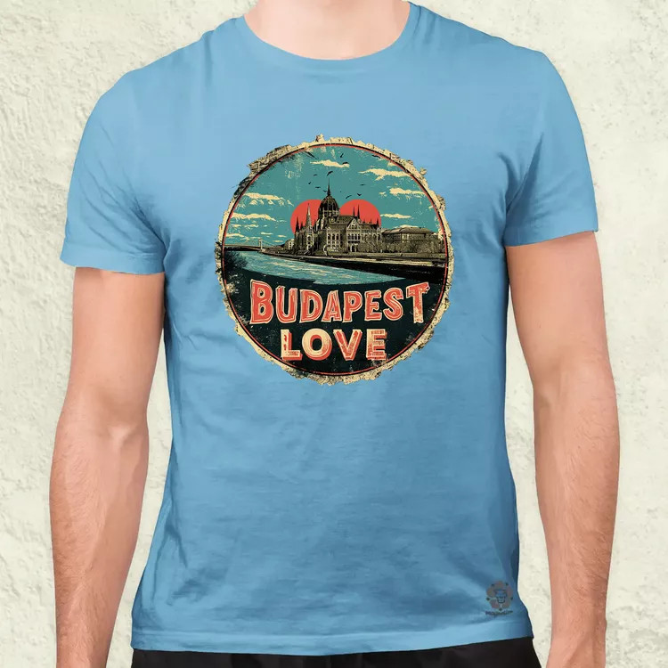 Budapest LOVE v2 férfi póló