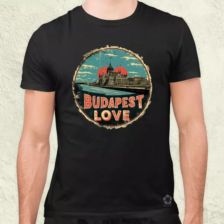 Budapest LOVE v2 férfi póló